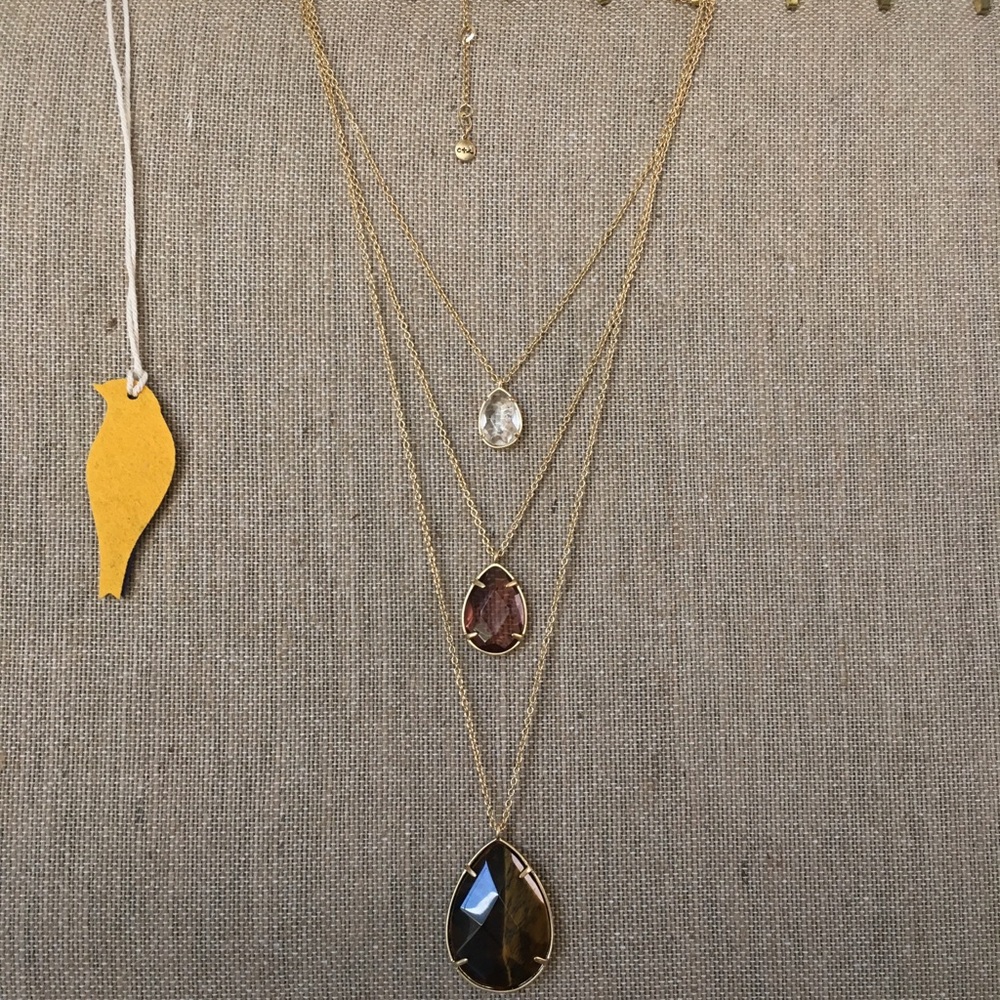 Minaret Three-Row Convertible Necklace